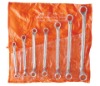 chrome plated double offset ring wrench