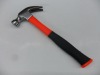 claw hammer with fiber glass handle