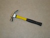 claw hammer with fibreglass handle polish head