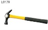 claw hammer with plastic coating handle