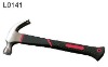 claw hammer with plastic coating handle