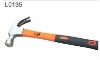 claw hammer with plastic coating handle
