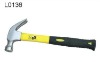 claw hammer with plastic coating handle