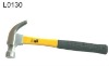 claw hammer with plastic coating handle
