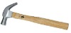 claw hammer with wooden handle