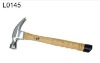 claw hammer with wooden handle
