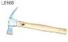 claw hammer with wooden handle