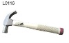 claw hammer with wooden handle