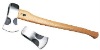 collins axe with wooden handle