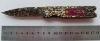 colourful folding knife with clip