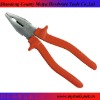 combination pliers with red color grip
