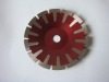 concave segmented saw blade