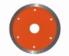continuous rim J-slot diamond saw blade for ceramic tile