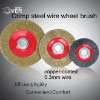 crimp steel wire wheel brush