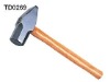 cross pein sledge hammer with wooden handle