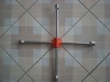 cross wheel wrench with red plastic pad