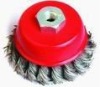 cup brush twisted wire