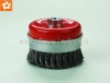 cup brushes/wire brush/shank crimped wire brush