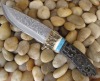 damascus fixed blade knife