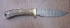 damascus fixed blade knife