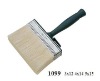 dark-green plastic painting brush