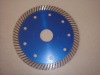 diamond continuous rim turbo blade