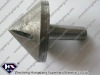 diamond countersink connecting with diamond drill bit for glass use