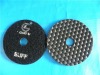 diamond polishing pad buff dry use