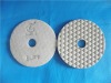 diamond polishing pad white buff