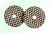 diamond resin dry velcro polishing pad