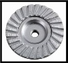 diamond stone grinding wheel turbine shape( segment welding)