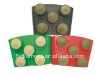 diamond tool dot-dry concrete grinding pad