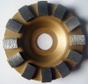 diamond turbo cup pad for grinding hard stones