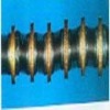 diamond wire saw with spring connection for reinforcing concrete and granite
