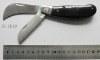 double blades pruner knife with pp handle