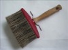 double boiled grey bristle ceiling brush with wooden handle