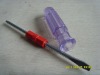 double-purpose interchangeable tip screwdriver