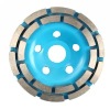 double row cup wheel