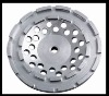 double row diamond stone grinding wheel ( segment welding)