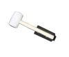 fashion white rubber mallet hammer with wooden handle