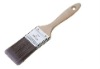 filament brsitle stainless steel ferrule soft wooden handle painting brushes HJFPB11051