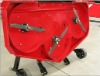 finishing mower with 3 blades,65MN steel,wheel,independent slip clutch,PTO shaft,pin,gear box,for golf course.