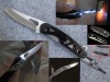 flashlight folding knife / flashlight camping knife / LED camping knife