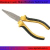 flat nose plier tool with double color grip