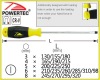 flat screwdriver with loading hole