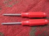 flat screwdriver with plastic handle