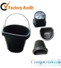 flat side bucket,rubber feed buckets,Tyre rubber pail
