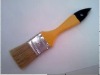 flat style 20203# pure white double boiled bristle paint brush with wooden handle