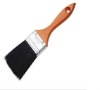 flat style 80% top black twice boiled bristle and lacquer wooden handle paint brush