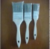 flat style 80%top grey twice boiled pig bristles and wooden handle paint brush